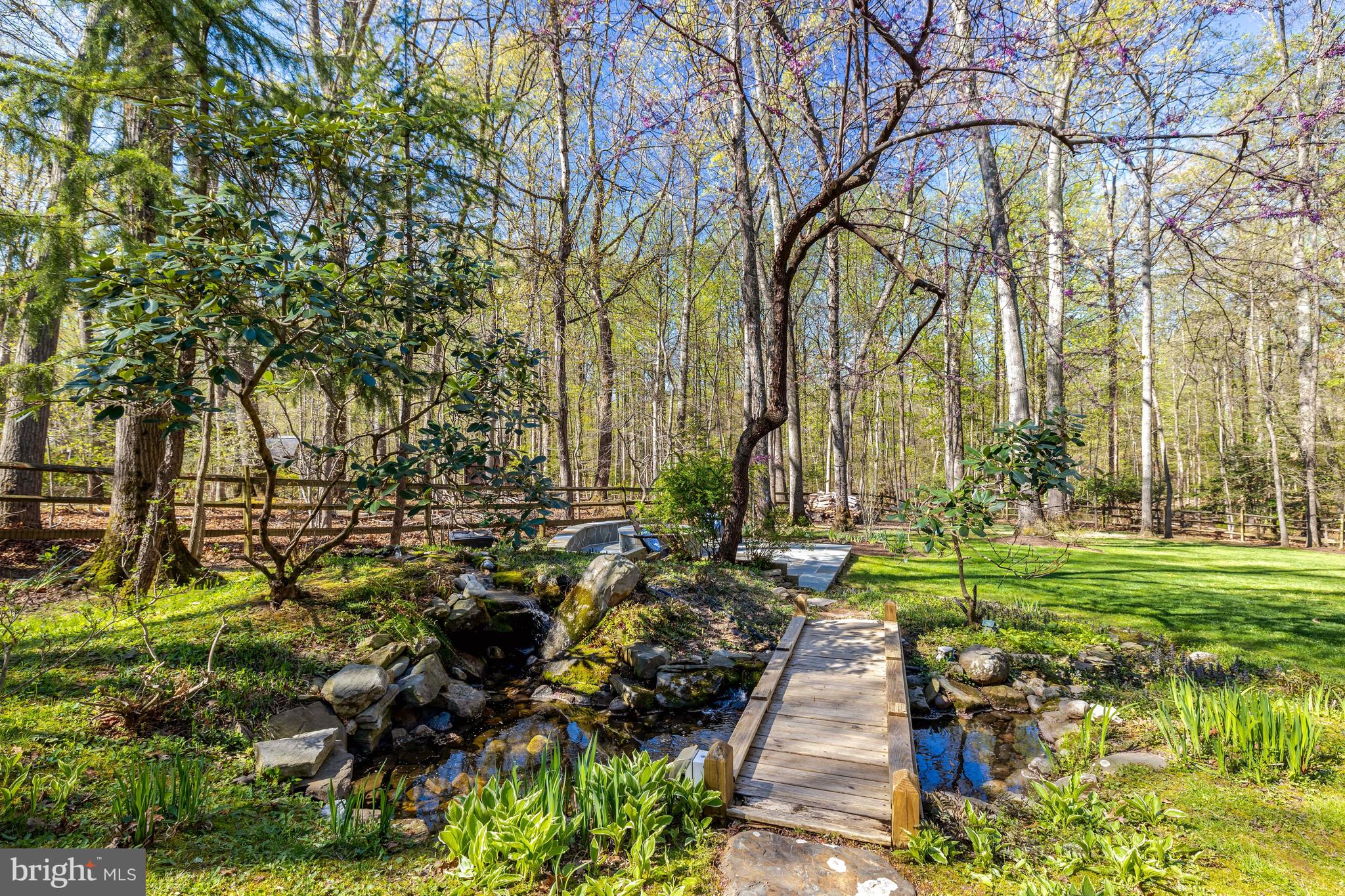11809 State Rte 4707 Reston, VA 20191 - Photo 54 of 70 Quaint pond with a bridge.