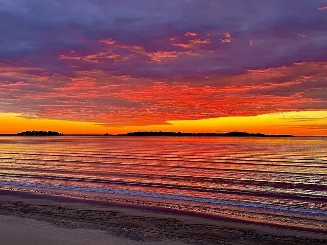 a view of outdoor space and ocean view