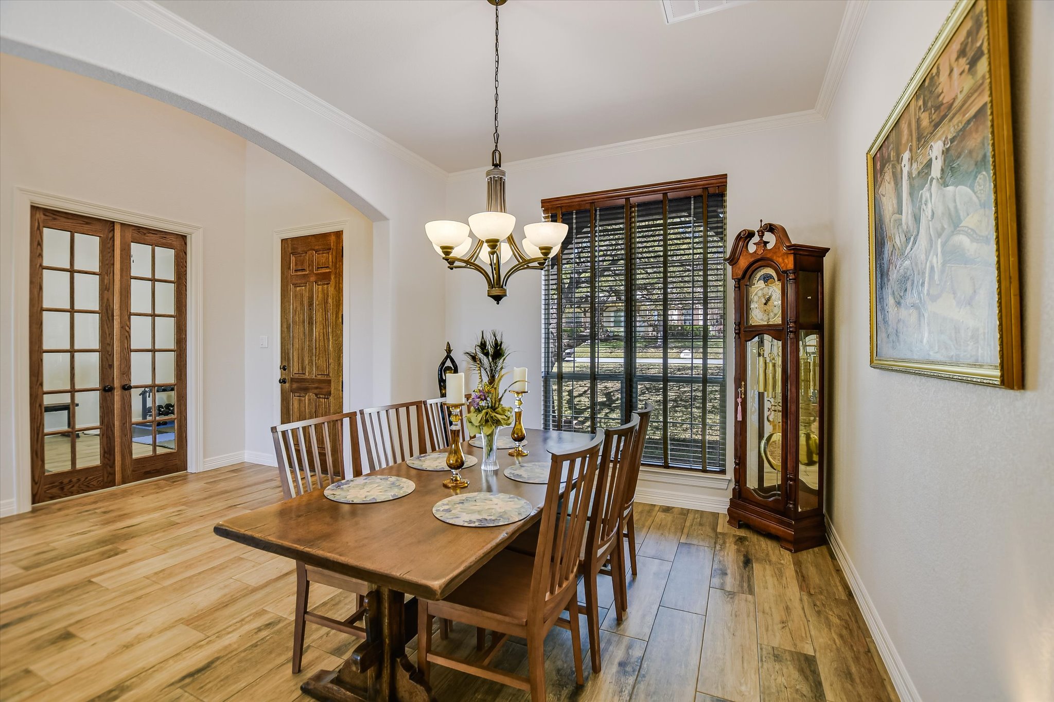 2404 First View Leander, TX 78641 - Photo 12 of 38 a view of a dining room with furniture and window