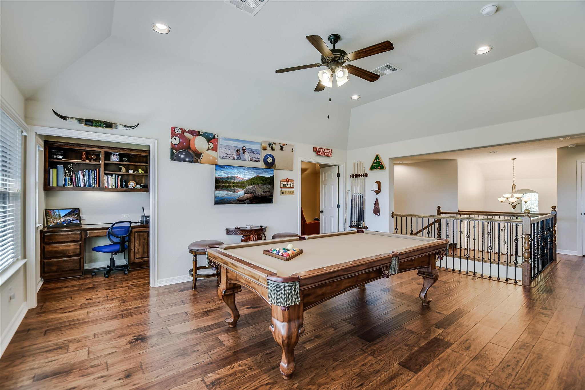 2404 First View Leander, TX 78641 - Photo 24 of 38 a very nice looking living room with furniture and a wooden floor