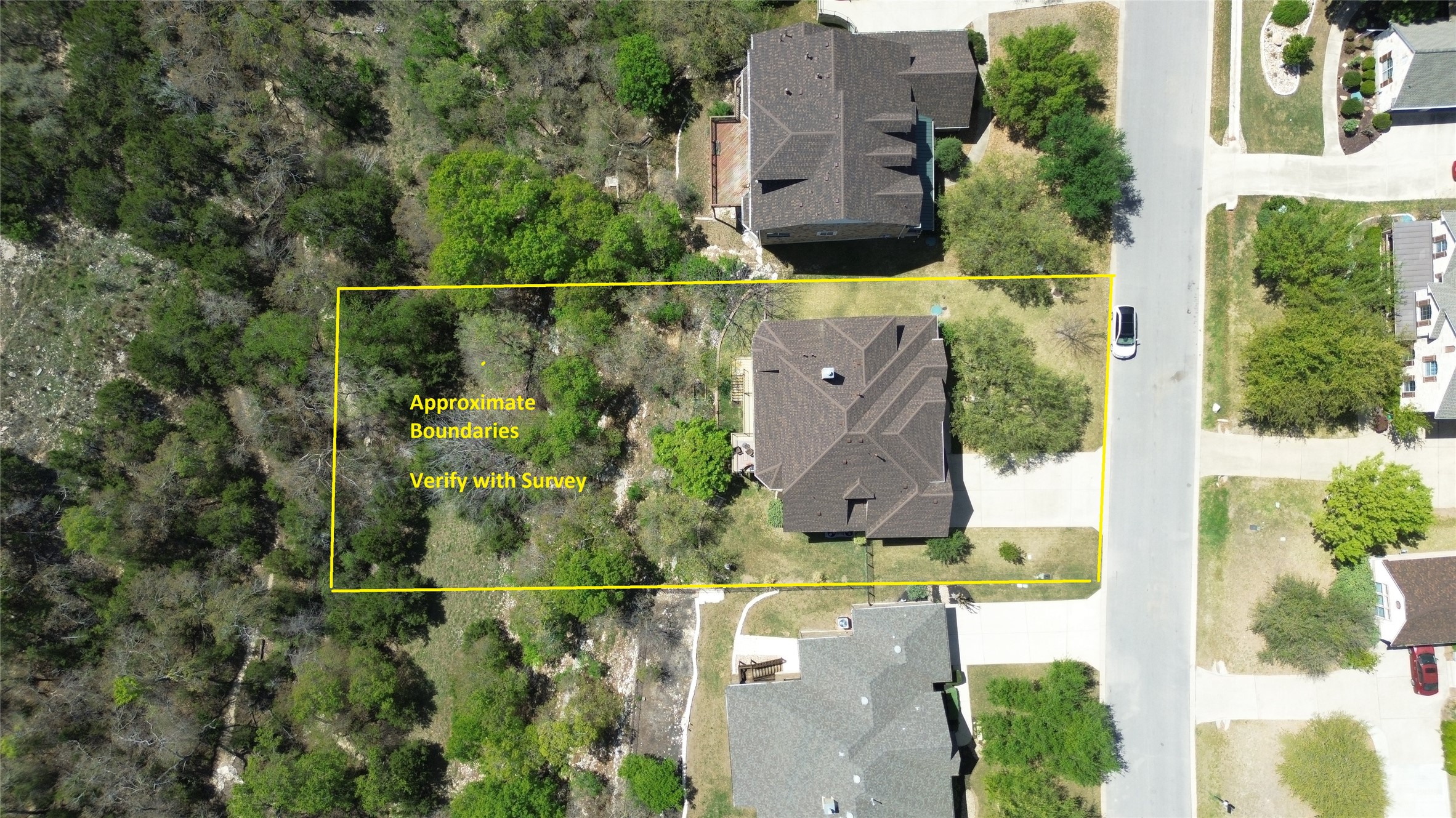 2404 First View Leander, TX 78641 - Photo 38 of 38 an aerial view of a house with a yard basket ball court