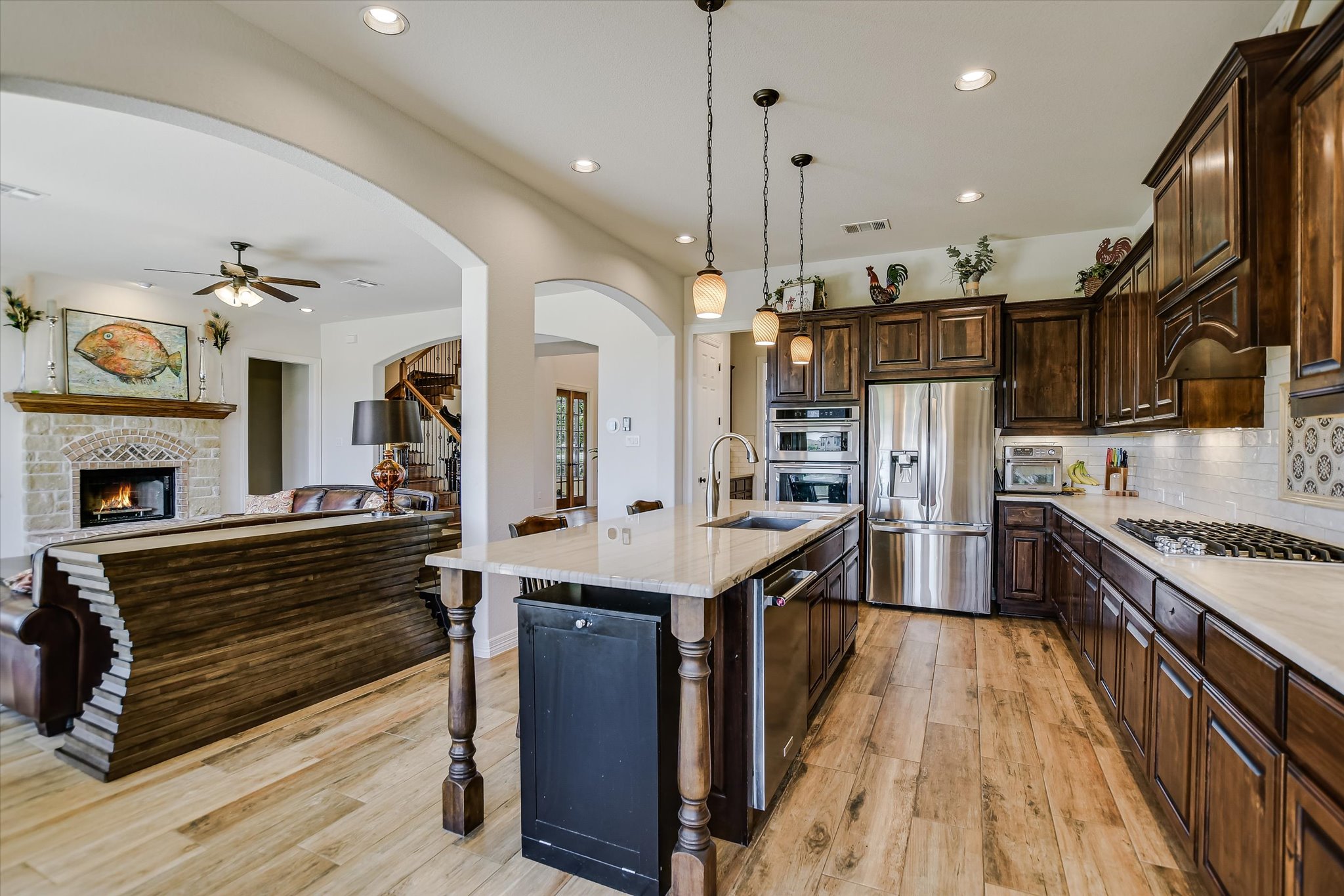 2404 First View Leander, TX 78641 - Photo 10 of 38 Tons of Storage and Pass Through to Formal Dining and Butler's Pantry Looking from Entrance to Back Deck