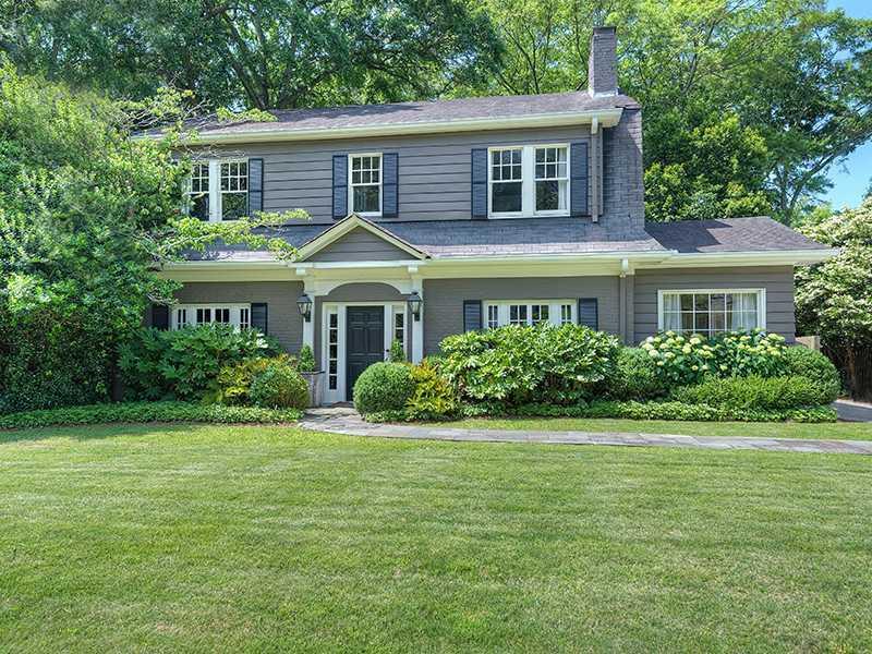 Undisclosed Address Atlanta, GA 30305 - Photo 1 of 1 a front view of a house with a yard