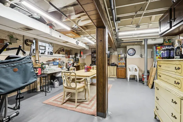 a view of a storage & utility room