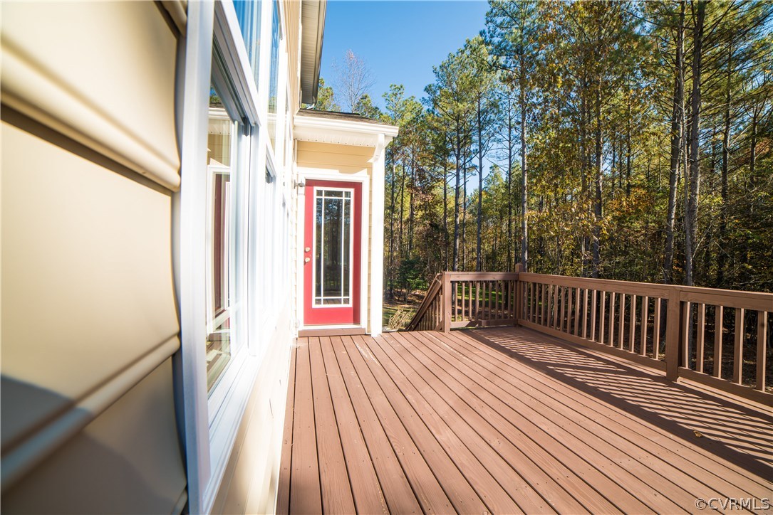 10819 Avening Road Chesterfield, VA 23832 - Photo 8 of 32 a view of balcony with wooden floor and fence