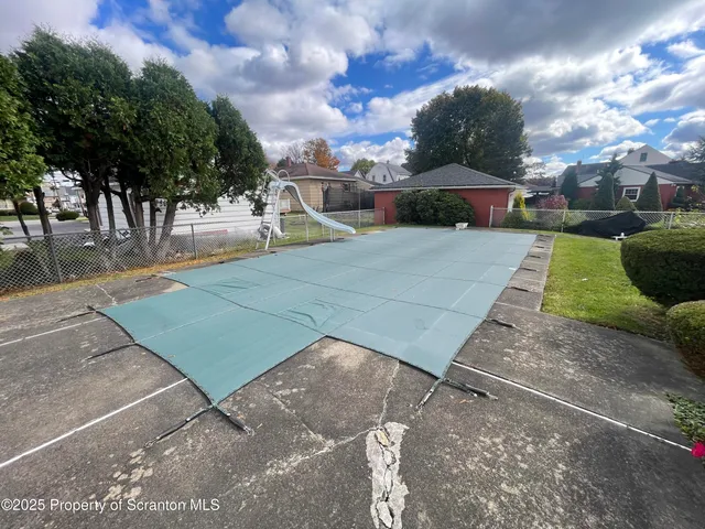 a view of outdoor space with garden