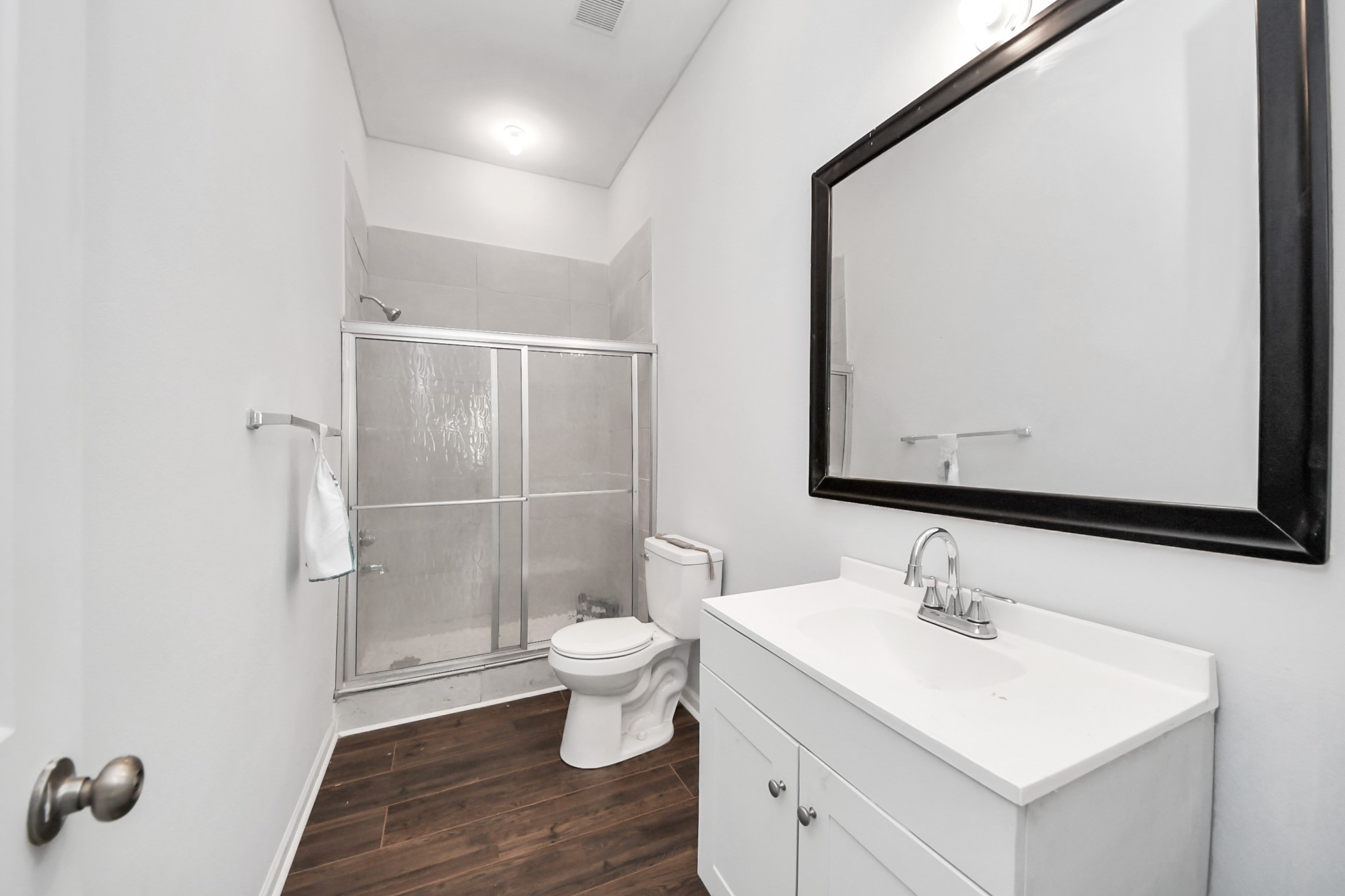 3011 Layne Street La Porte, TX 77571 - Photo 36 of 41 a bathroom with a sink toilet and shower