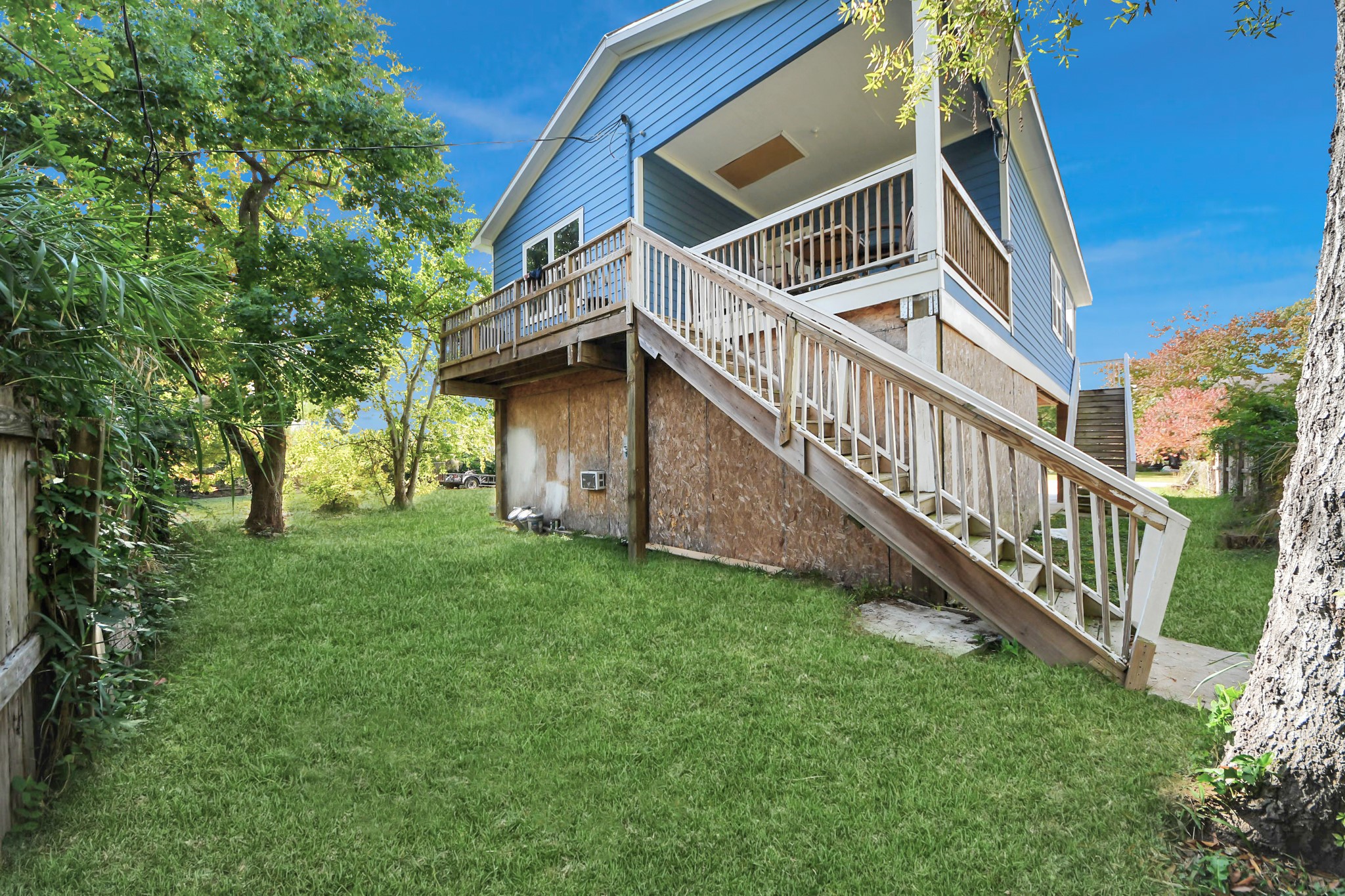 3011 Layne Street La Porte, TX 77571 - Photo 40 of 41 a view of backyard with deck and garden