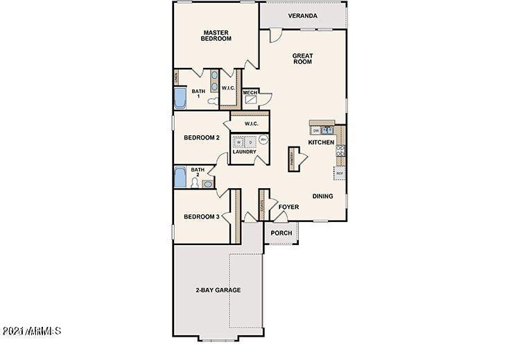 45196 West Sandhill Road Maricopa, AZ 85139 - Photo 20 of 20 Floor Plan