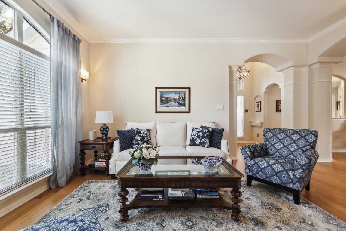 3805 Pebble Court Round Rock, TX 78664 - Photo 4 of 31 a living room with furniture and a window