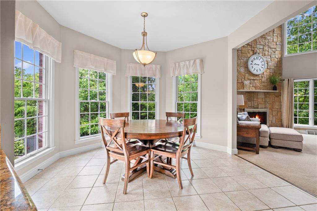 110 Marcur Lane Monaca, PA 15061 - Photo 17 of 50 a dining room with furniture and large windows