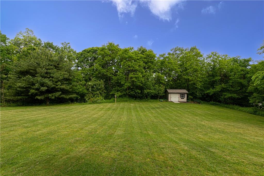 110 Marcur Lane Monaca, PA 15061 - Photo 49 of 50 a backyard of a house with lots of green space