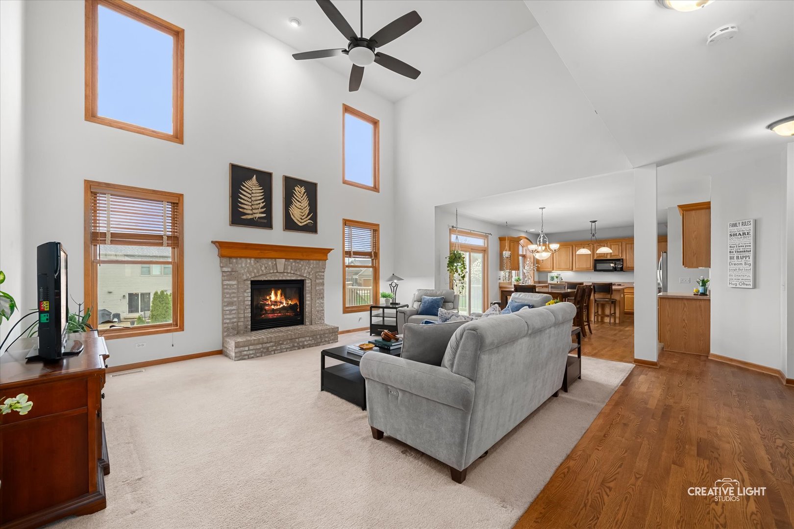 201 Violet Lane Batavia, IL 60510 - Photo 15 of 47 a living room with furniture and a fireplace