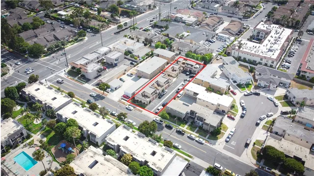 a car parked in front of a building