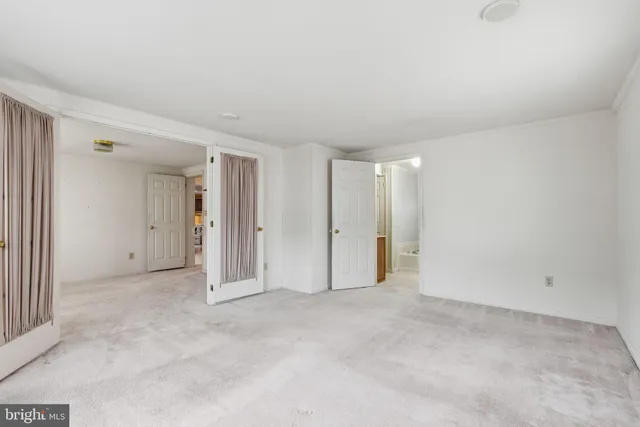 a view of empty room