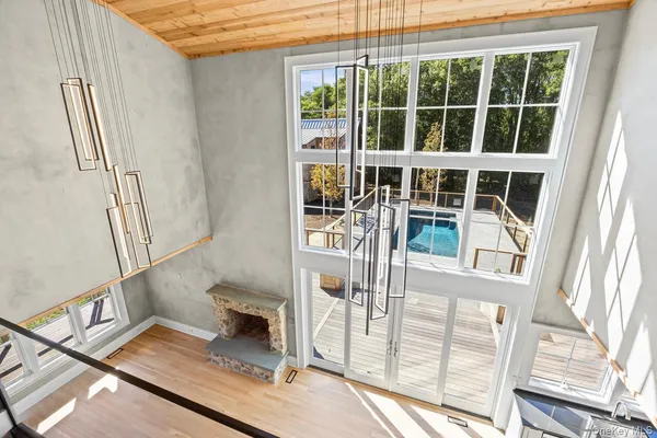 a house view with a outdoor space