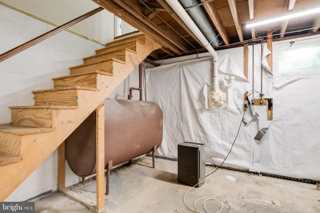 a view of room with front door