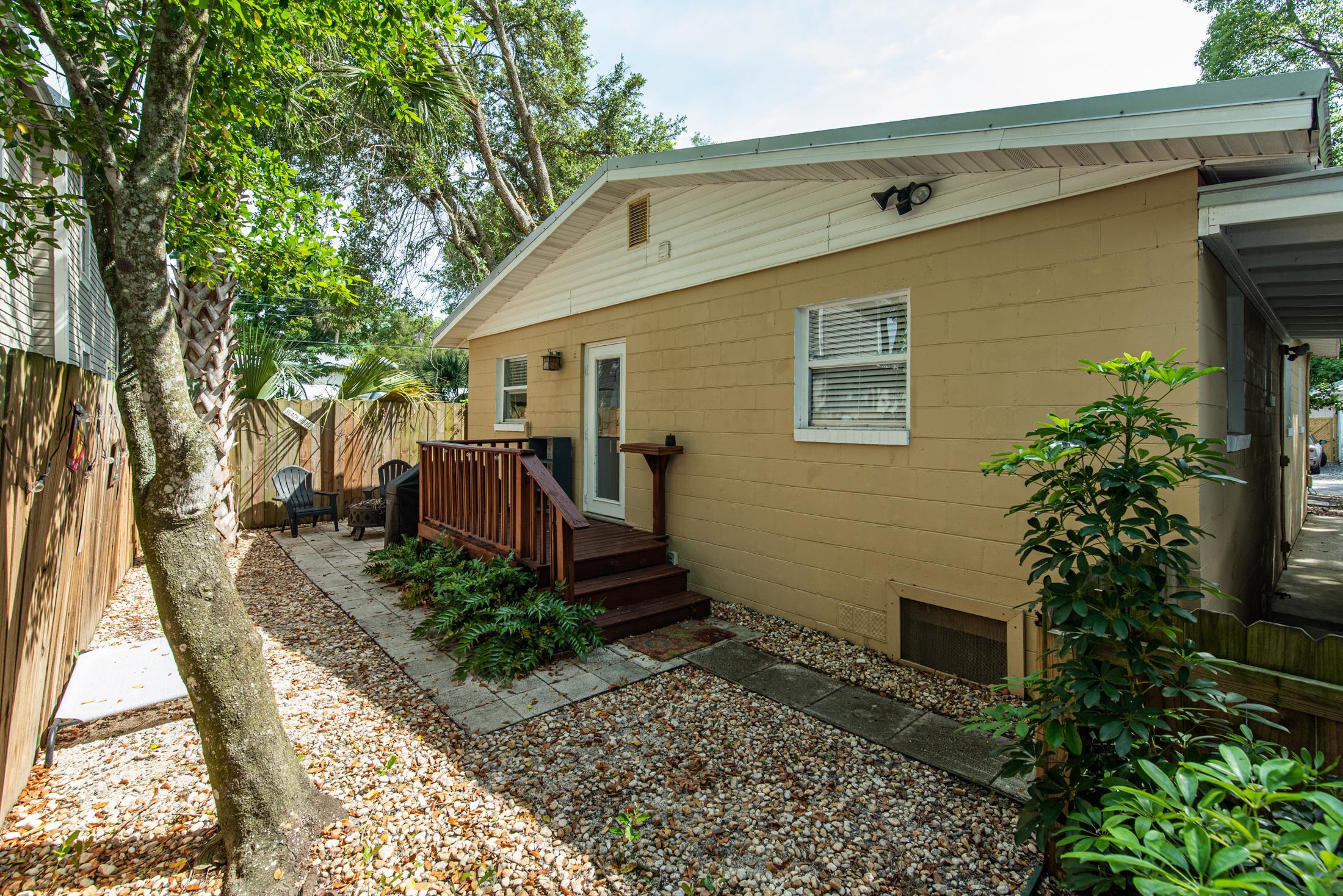 132 Oneida Street St. Augustine, FL 32084 - Photo 10 of 36 a view of a house with backyard and sitting area