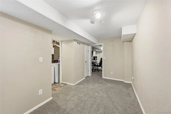 a view of empty room