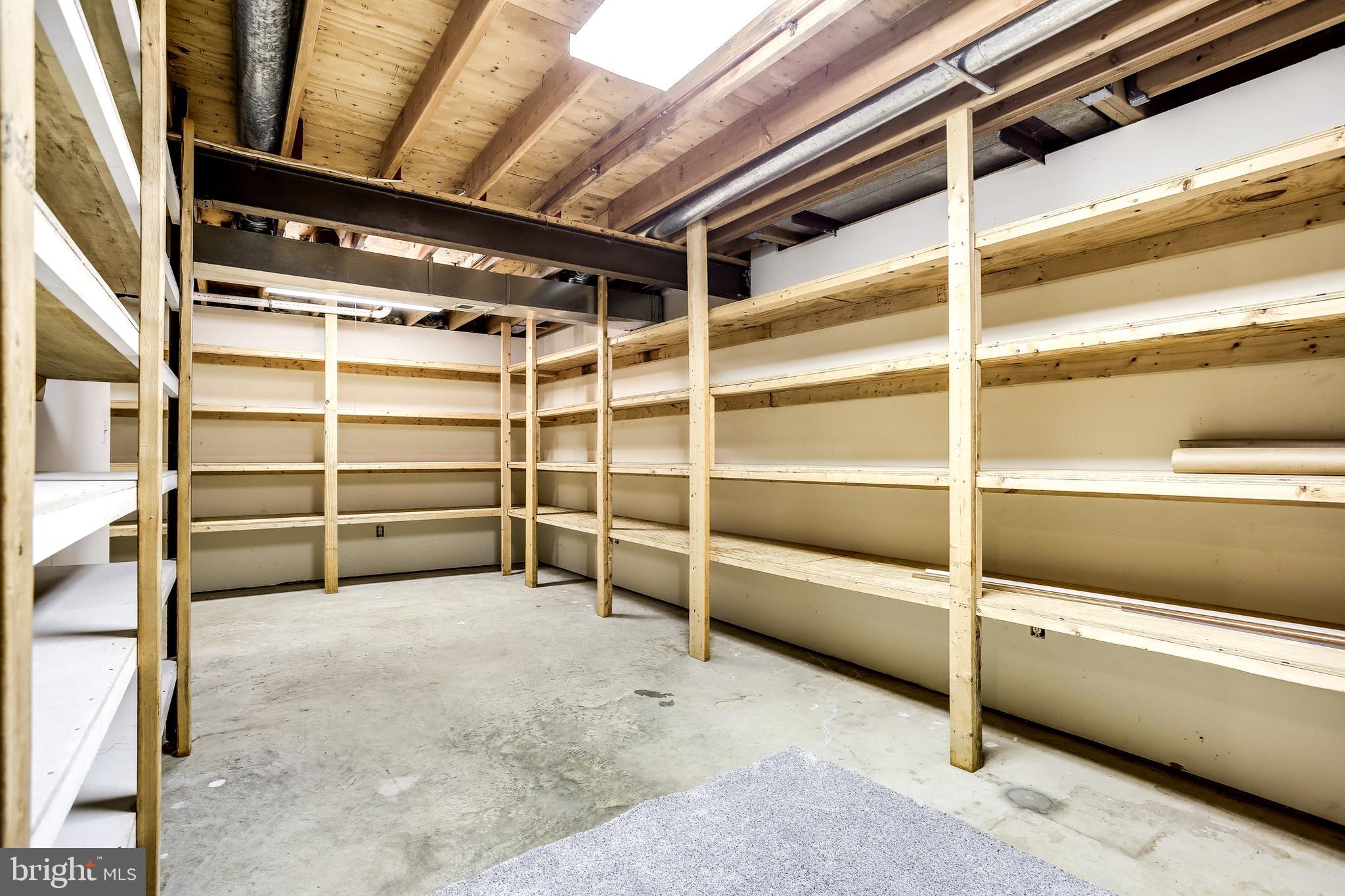 14212 Twig Road Silver Spring, MD 20905 - Photo 32 of 36 Lower Level Large Storage Room w/ Shelving
