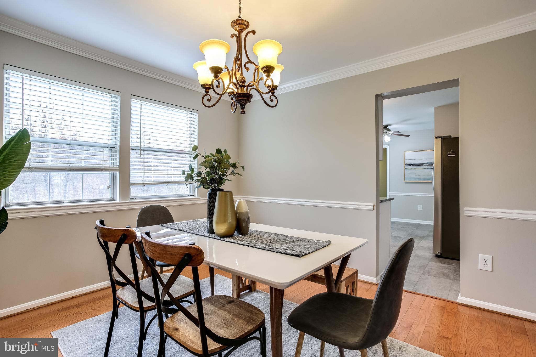 14212 Twig Road Silver Spring, MD 20905 - Photo 7 of 36 Bright Dining Room opens to Kitchen