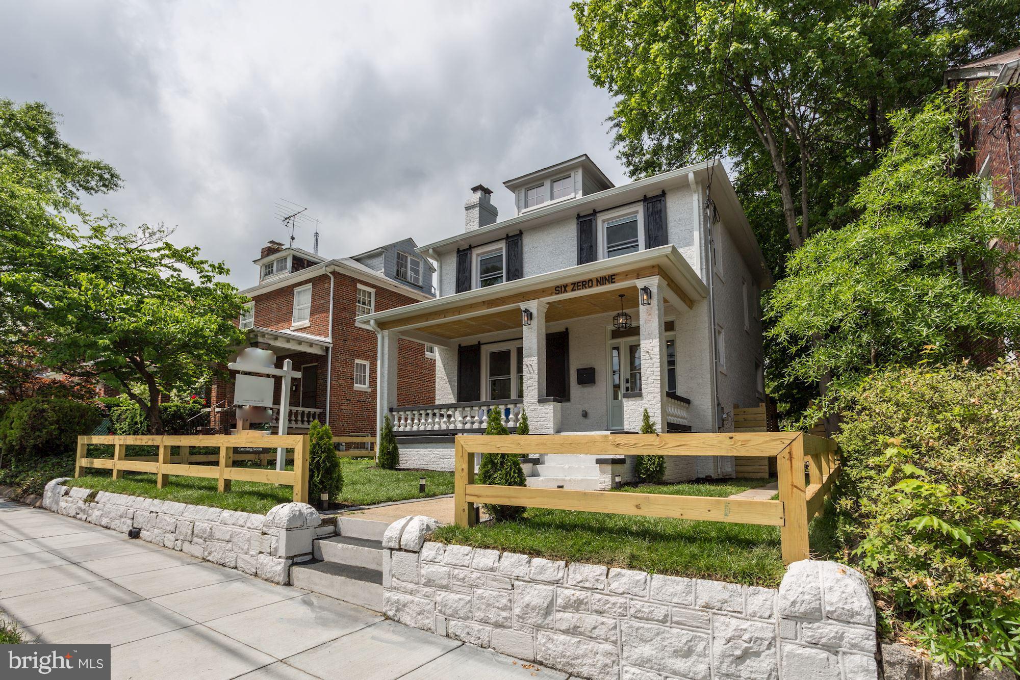609 Nicholson Street Northwest Washington, DC 20011 - Photo 2 of 29 Exterior (Front)