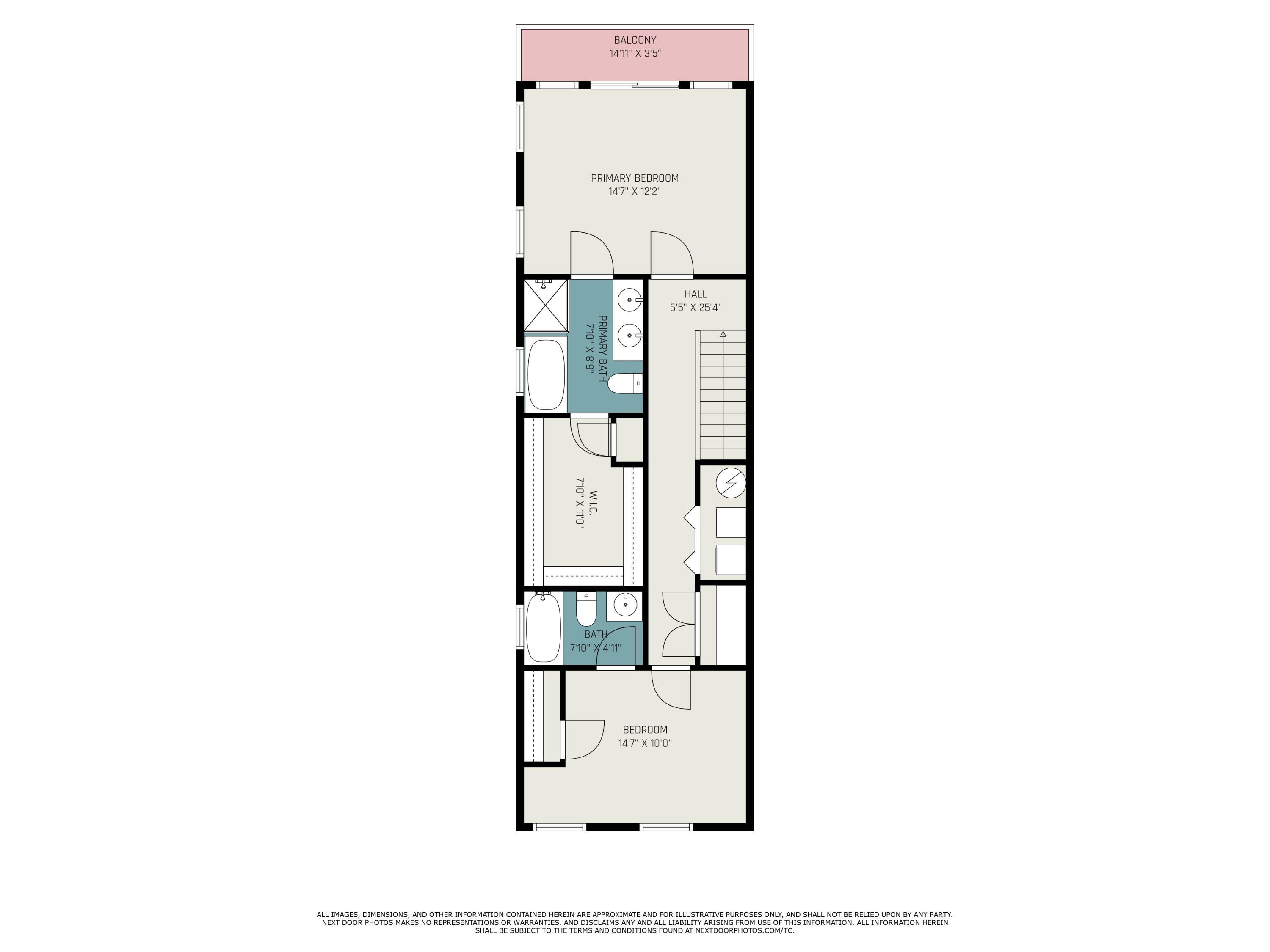126 West 2nd Street Folly Beach, SC 29439 - Photo 36 of 37 2nd Floor Plan