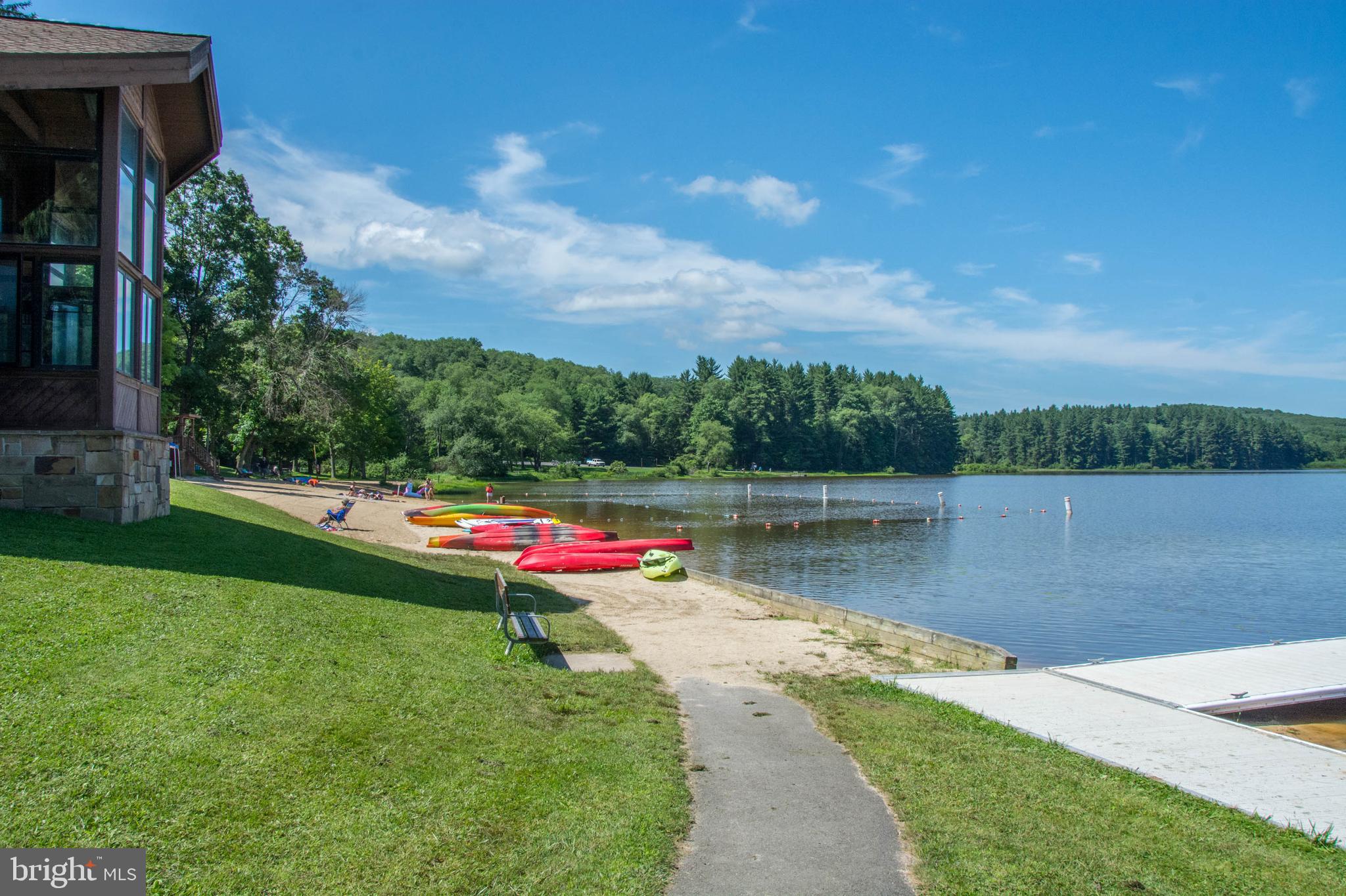Sanders Lane Oakland, MD 21550 - Photo 10 of 46 a view of lake with swimming pool and green space