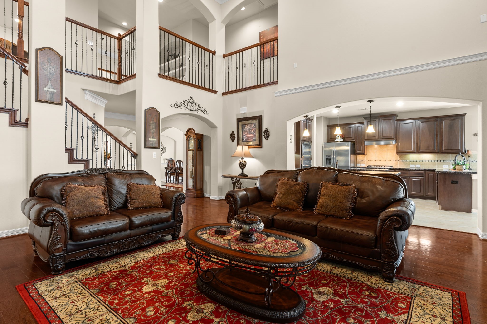 28503 Riverside Crest Lane Houston, TX 77336 - Photo 14 of 50 Beautiful wrought iron stair railings.