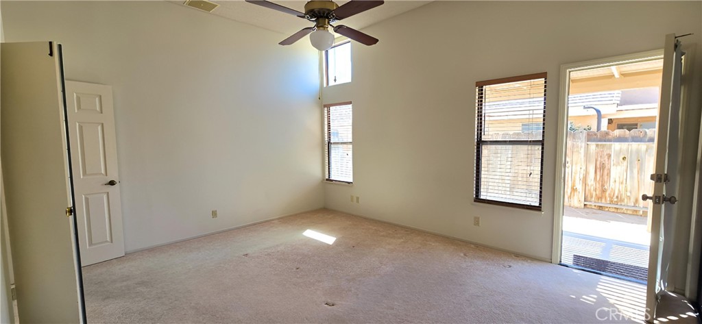 1101 North Heritage Drive Ridgecrest, CA 93555 - Photo 23 of 47 Master Bedroom to Rear Yard & Patio
