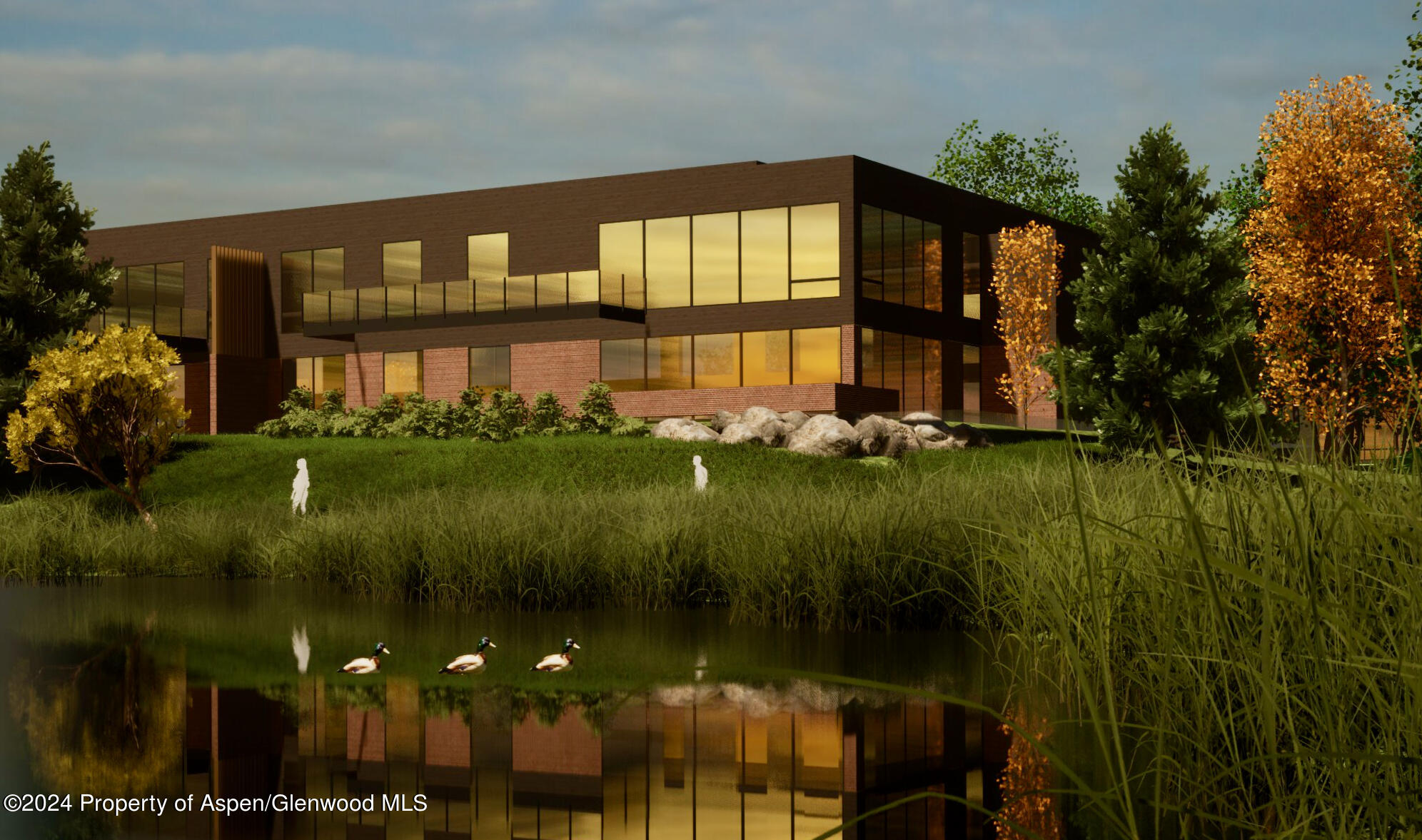 101 Willow Road, Unit 105 Basalt, CO 81621 - Photo 1 of 14 a view of a lake in front of building