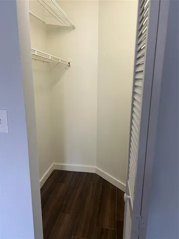 a small space with a sink