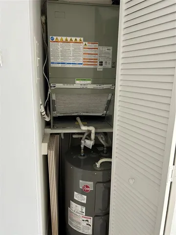 a view of water heater room