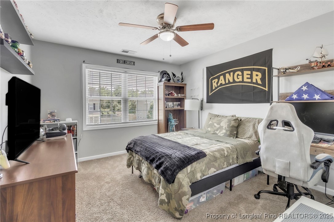 665 Cape Fear Road Raeford, NC 28376 - Photo 23 of 33 a bedroom with a bed and a flat screen tv