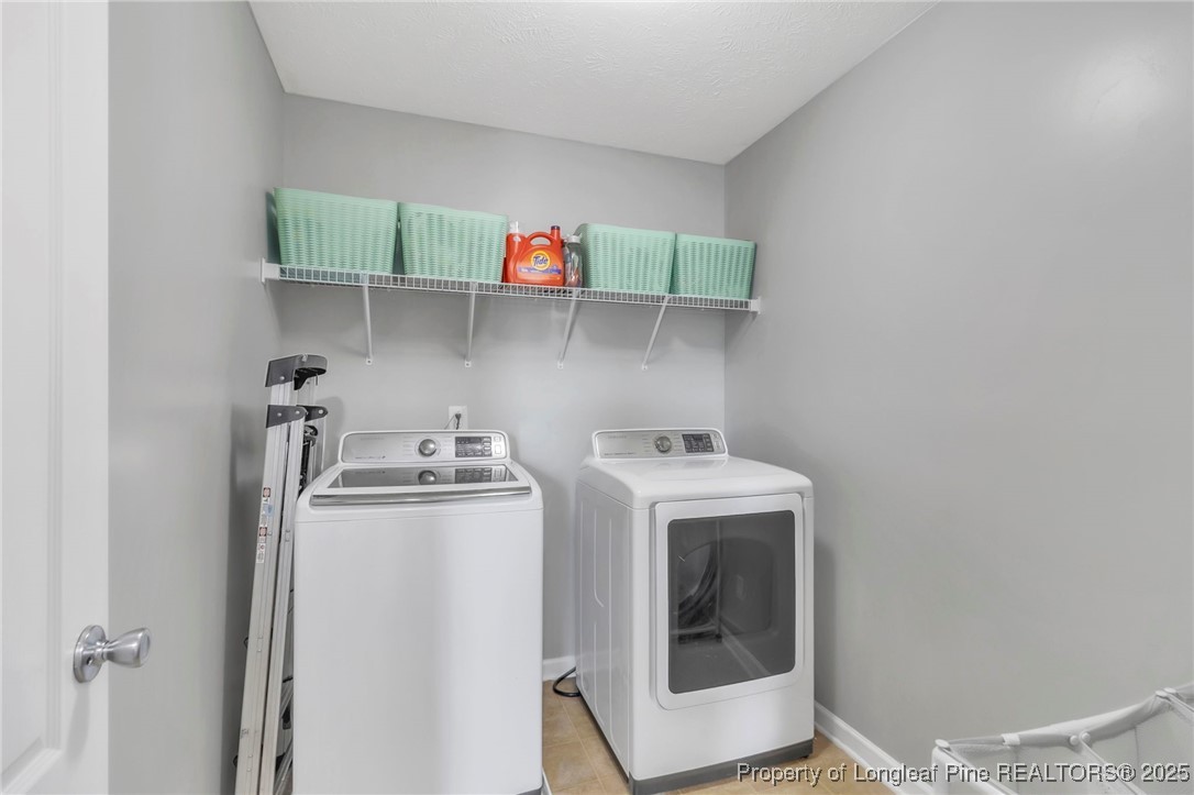 665 Cape Fear Road Raeford, NC 28376 - Photo 26 of 33 a utility room with dryer and washer