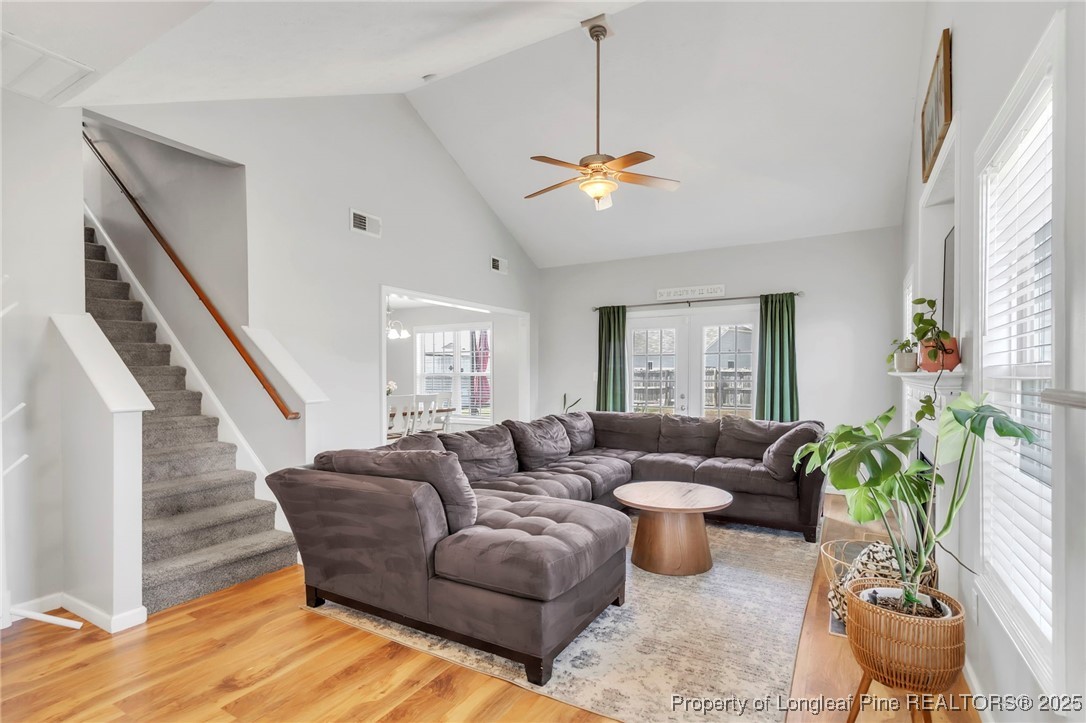 665 Cape Fear Road Raeford, NC 28376 - Photo 6 of 33 a living room with furniture kitchen view and a window
