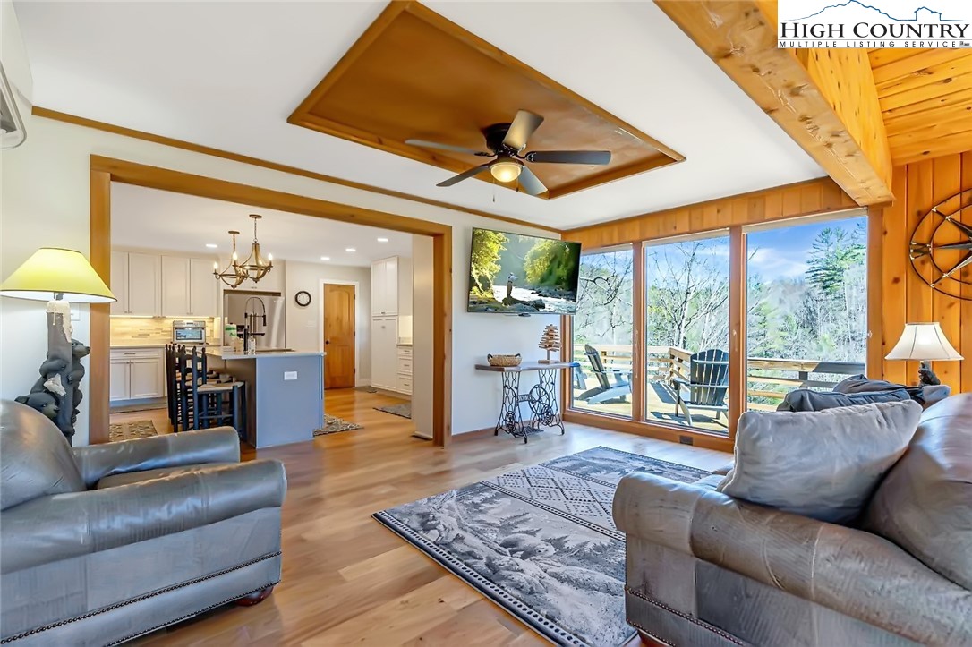 389 Auborn Trivette Road Sugar Grove, NC 28679 - Photo 14 of 49 a living room with furniture and a large window