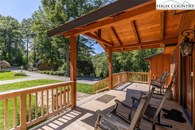 a view of outdoor space with seating space