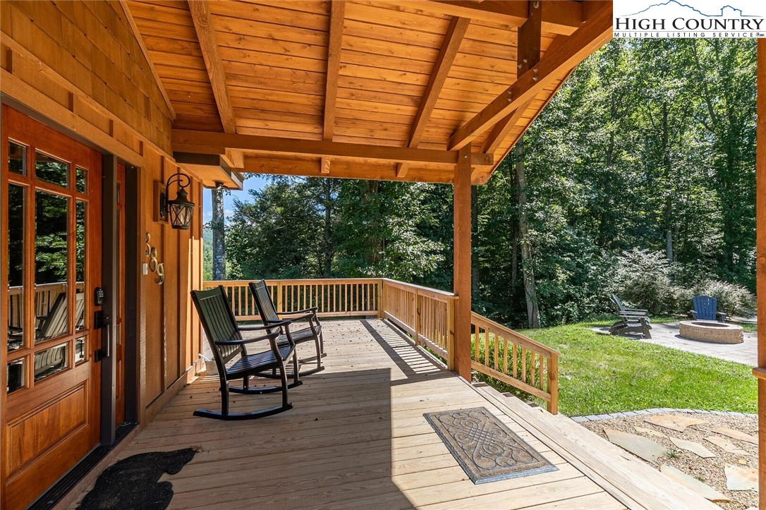 389 Auborn Trivette Road Sugar Grove, NC 28679 - Photo 7 of 49 a view of outdoor space with seating space