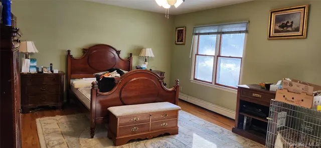 a room with furniture and a window