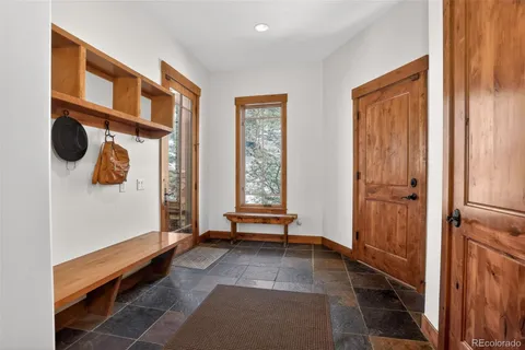 a view of an entryway door