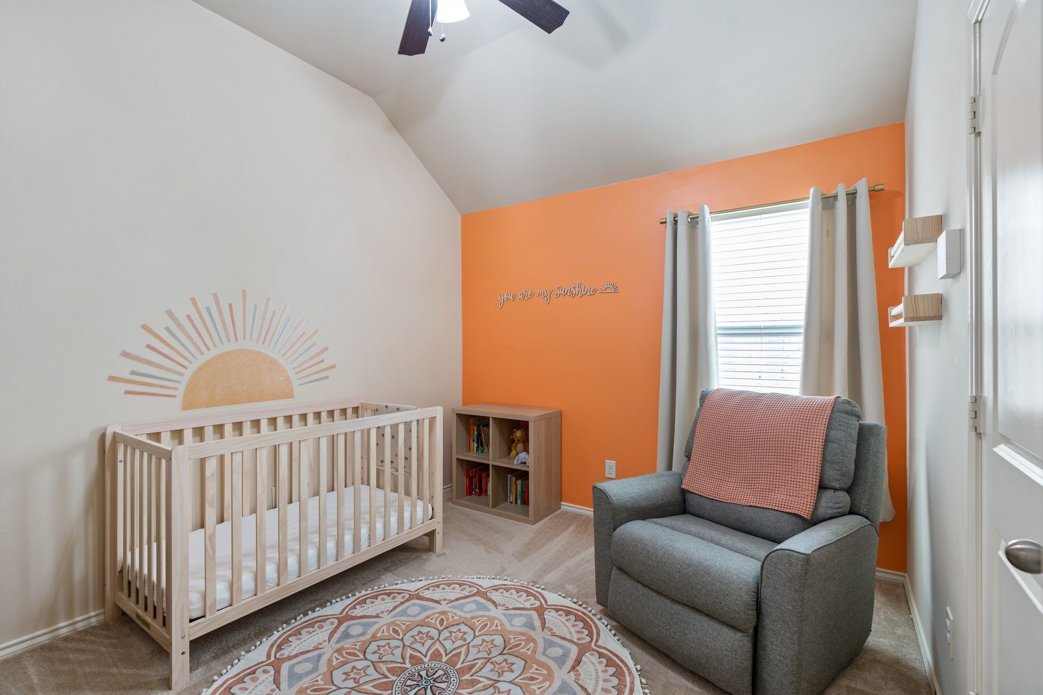 2606 Silverton Bend Rosenberg, TX 77471 - Photo 16 of 26 This secondary bedroom offers a vaulted ceiling and natural light.