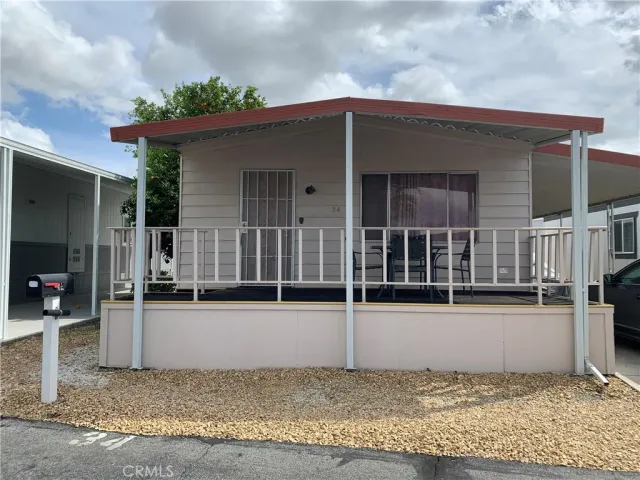 a view of a house with black outdoor space