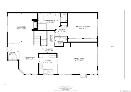 a picture of a floor plan