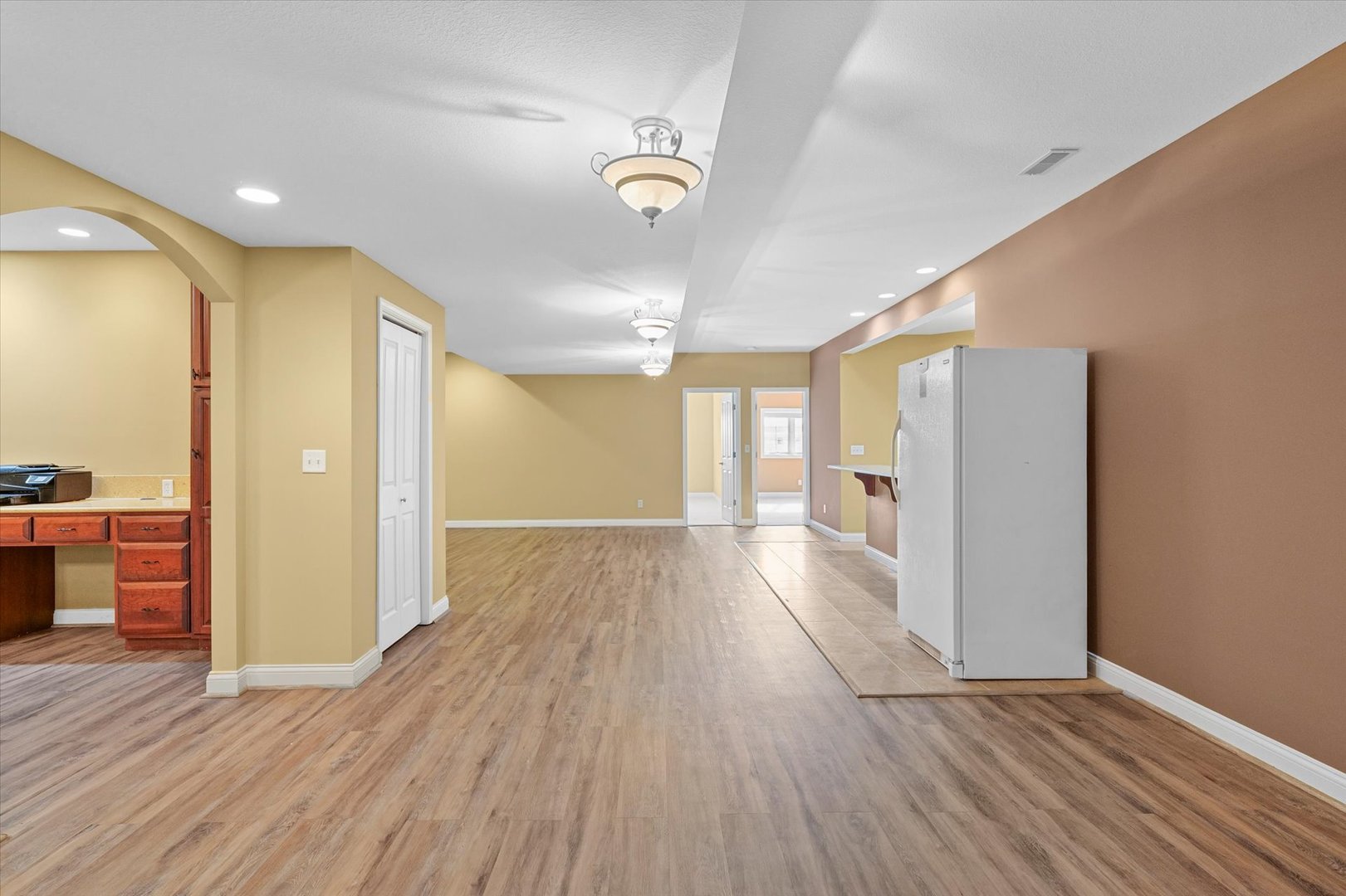 2595 500 East Mahomet, IL 61853 - Photo 42 of 84 a view of a hallway with wooden floor