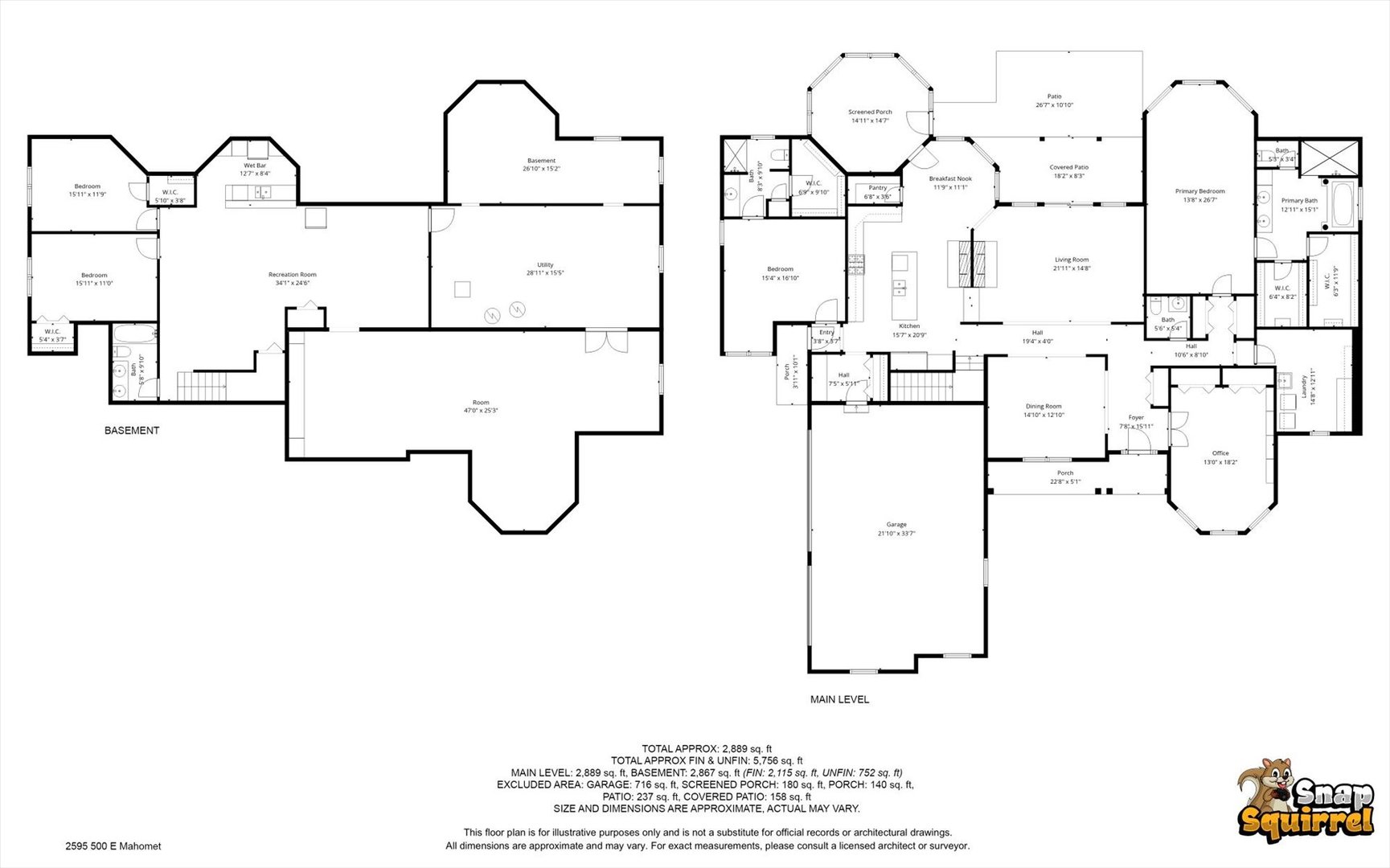 2595 500 East Mahomet, IL 61853 - Photo 50 of 84 a picture of a floor plan