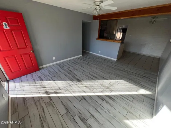 a view of a living room