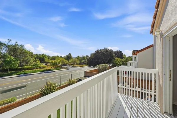 a view of balcony with outdoor space