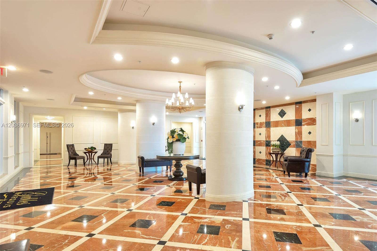 3232 Southwest 22nd Street, Unit 1606 Miami, FL 33145 - Photo 29 of 34 Spacious Main Lobby