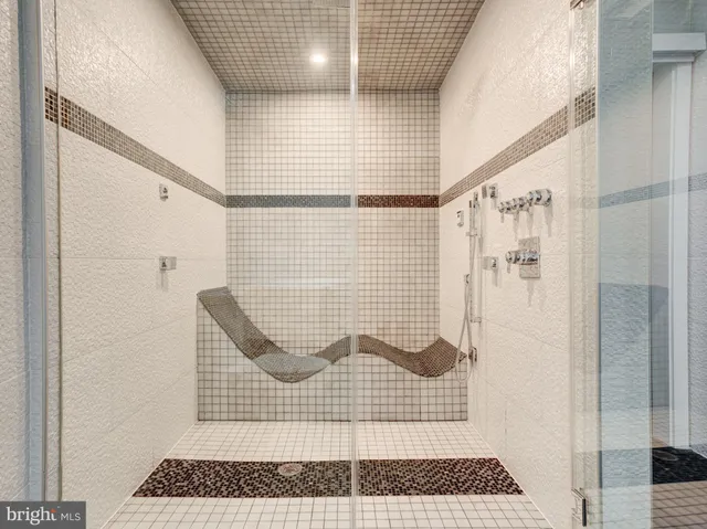 a view of a wooden door